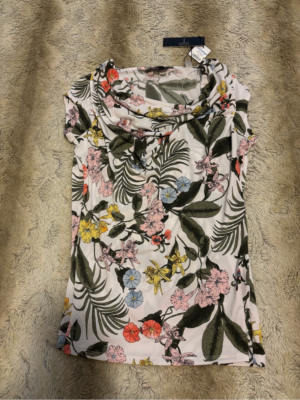 T Tahari Floral Women’s Blouse - NEW